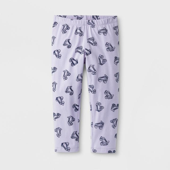 Girls' Capri Leggings - Cat & Jack Purple