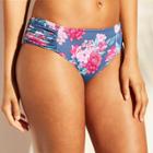 Women's Resort Full Bikini Bottom - Shade & Shore Blue Floral