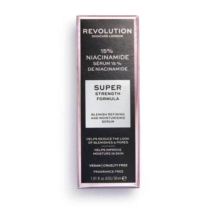 Revolution Beauty Skincare 15% Niacinamide Super Blemish Refining & Moisturising Serum