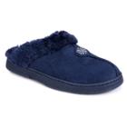 Women's Muk Luks Faux Fur Lined Clog Slippers - Navy S(5-6), Size: Small