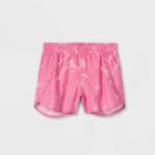 Girls' Run Shorts - All In Motion Dark Pink