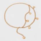Women's Medallion Chain Belt - Wild Fable Gold