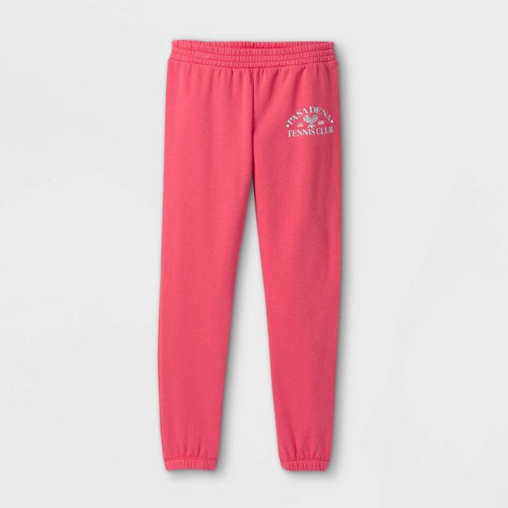 Girls' Jogger Sweatpant - Art Class Coral