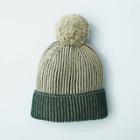 Hearth & Hand With Magnolia Rib Knit Winter Beanie Hat Tonal Green - Hearth & Hand With