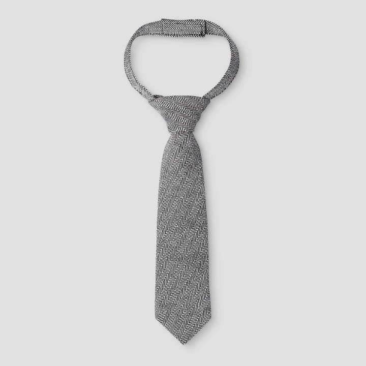 Toddler Boys' Neck Tie With Adjustable Back Cat & Jack - Grey