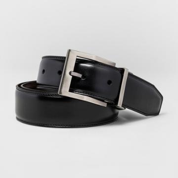 Swiss Gear Men's Swissgear Reversible Contemporary Buckle Belt - Black/brown