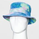 Men's Tie Dye Bucket Hat - Original Use M/l, Blue/green/pink
