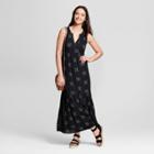Women's Floral Print Maxi Dress - Universal Thread Black