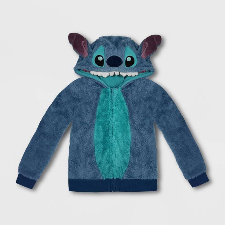 Lilo & Stitch Boys' Disney I Am Stitch Activewear Sweatshirt - Blue 3 - Disney