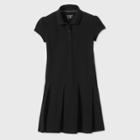 Petitegirls' Short Sleeve Pleated Uniform Tennis Dress - Cat & Jack Black