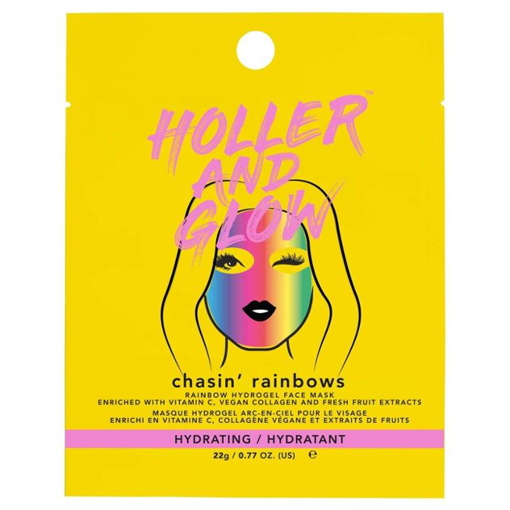 Holler And Glow Chasin Rainbows Hydrogel Face Mask