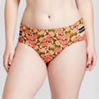 Women's Printed Tab Side Hipster Bikini Bottom - Xhilaration 14w,