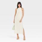 Women's Sleeveless Crochet Dress - A New Day White