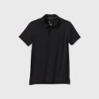 Boys' Solid Golf Polo Shirt - All In Motion Black