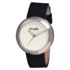 Women's Simplify The 1200 Watch With Luminous Hands - White
