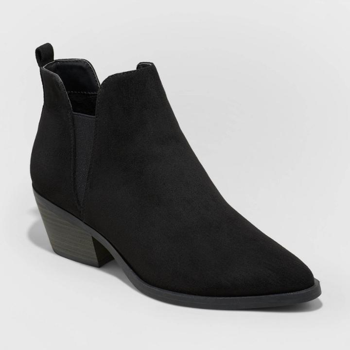 Women's Sylvie Ankle Boots - Universal Thread Black
