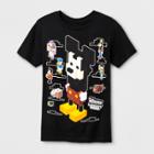 Disney Boys' Mickey Mouse & Friends Short Sleeve T-shirt - Black