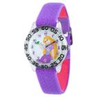 Disney Girls' Rapunzel Plastic Watch - Purple