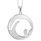 Target Capricorn Zodiac Pendant Necklace - 18, Girl's, White