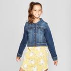 Girls' Denim Jacket - Cat & Jack Dark Blue