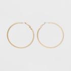 Thick Circle Hoop Earrings - Universal Thread Gold