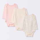 Baby Girls' 3pk Premium Bodysuit - Cloud Island Pink