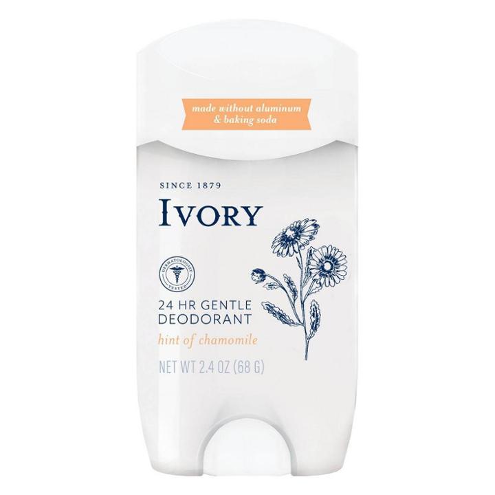 Ivory Gentle Aluminum Free Deodorant Hint Of Chamomile