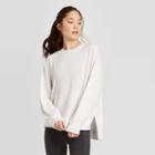 Women's Cozy Long Sleve Sweatshirt - Joylab White