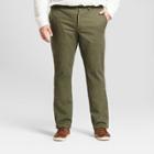 Men's Big & Tall Straight Fit Hennepin Chino Pants - Goodfellow & Co Olive (green)
