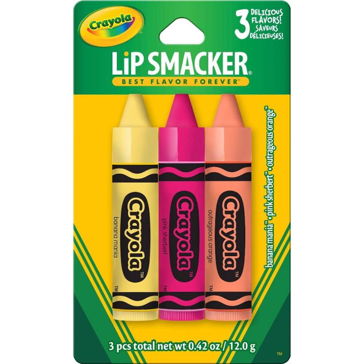 Lip Smackers Crayola Lip Balm Trio - 3ct,