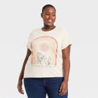 Grayson Threads Women's Plus Size Saguaro National Park Rainbow Short Sleeve Graphic T-shirt -
