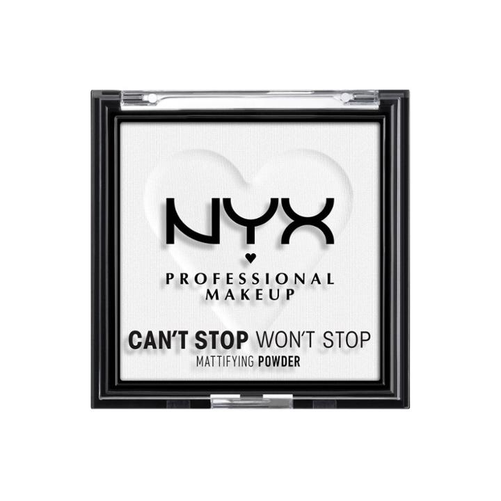 Nyx Professional Makeup Can't Stop Won't Stop Mattifying Pressed Powder - 11 Brightening Translucent
