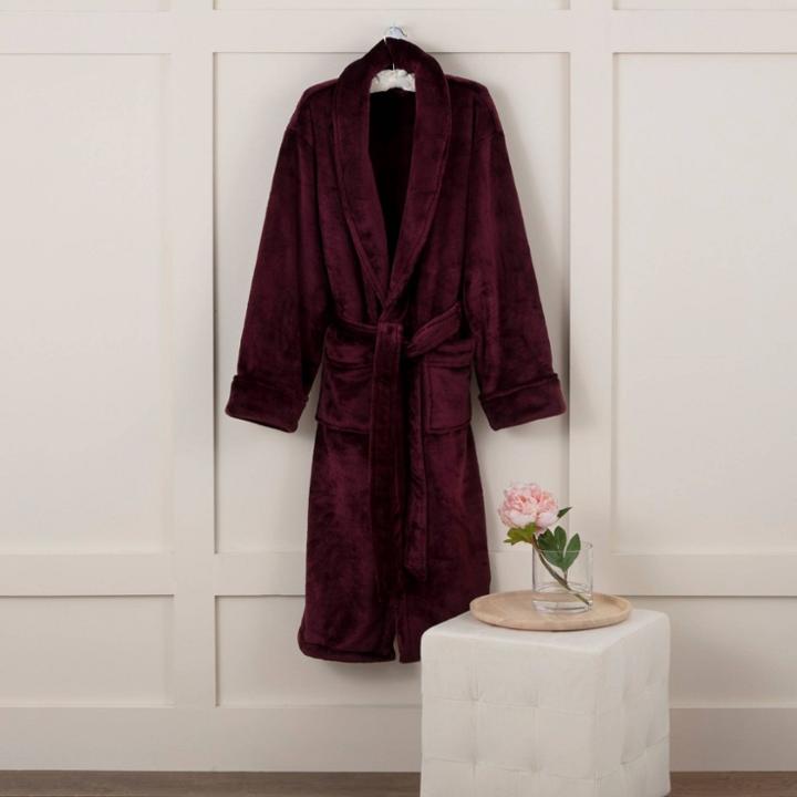 Shea Mink Medium Bath Robe Fig - Vellux