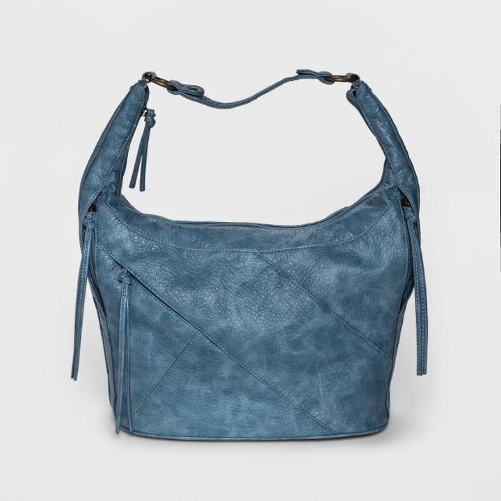 Women's Bueno Pebble Washed Hobo Bag - Chambray