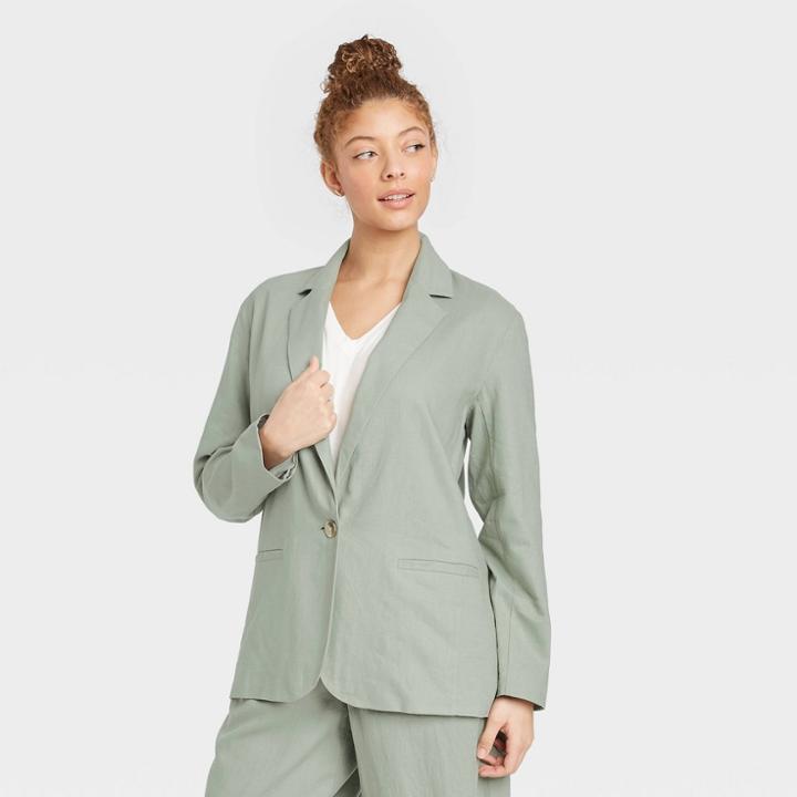 Women's Blazer - A New Day Green