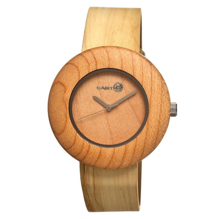 Women's Earth Wood Ligna Watch With Genuine Leather