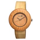Women's Earth Wood Ligna Watch With Genuine Leather