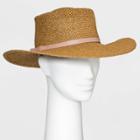 Women's Straw Boater Hat - Universal Thread Natural
