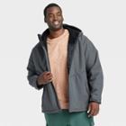 Men's Big & Tall Softshell Sherpa Jacket - All In Motion Heathered Gray