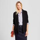 Women's Shawl Collar Cardigan - A New Day Black