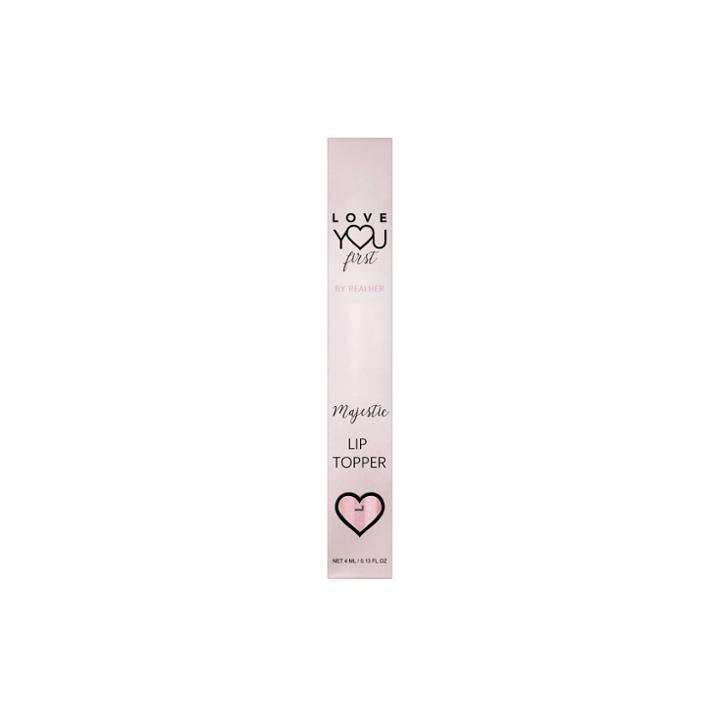 Love You First By Realher Majestic Opalescent Pink Gloss Topper