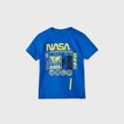 Hybrid Apparel Boys' Short Sleeve Nasa T-shirt - Blue