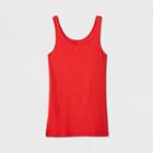 Women's Slim Fit Tank Top - A New Day Red