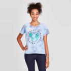Mighty Fine Women's Unity Kindness Respect World Short Sleeve Graphic T-shirt - Navy
