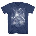 Men's Star Wars Episode 7 Poster T-shirt - Navy (blue)