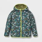 Boys' Reversible Puffer Jacket - Cat & Jack Olive Green