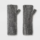 Women's Fingerless Glove - Universal Thread Gray One Size, Women's, Grey Gray