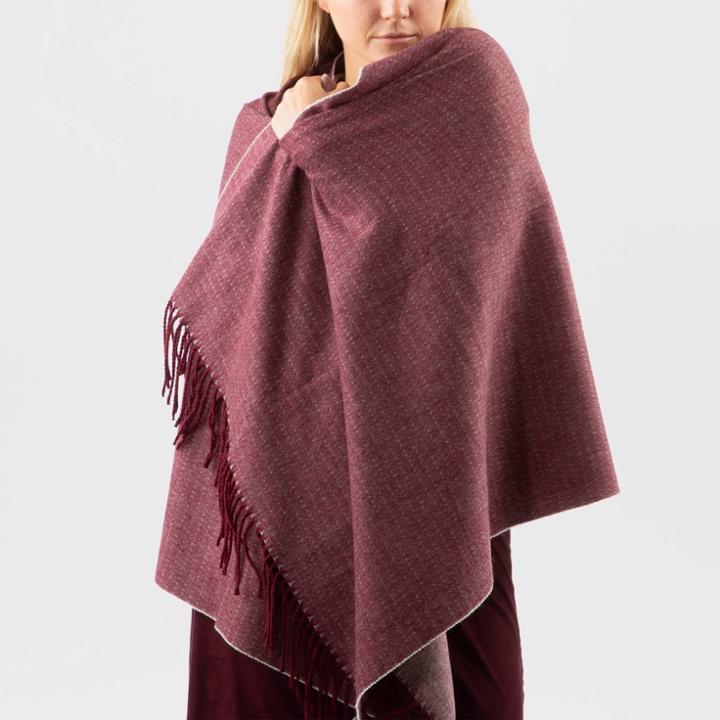 Isotoner Women's Wrap Scarf - Burgundy, Red