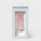 No Brand Semi-precious Flat Bottomed Crystal Point - Rose Pink