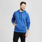 Men's Standard Fit Long Sleeve Hooded Sweatshirt - Goodfellow & Co Royal Blue